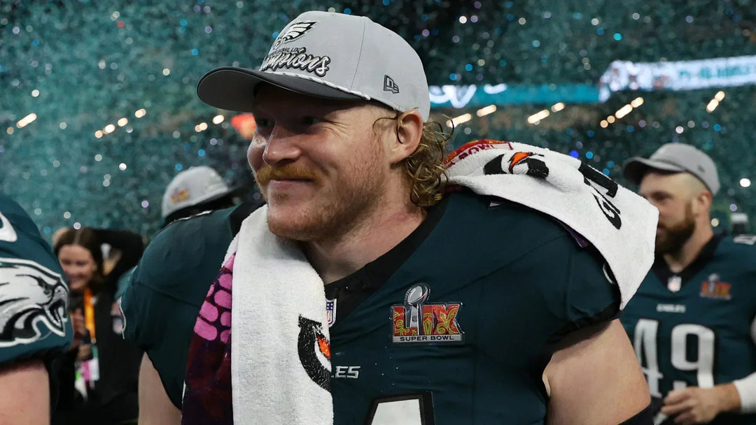 Cam Jurgens details playing through pain in Super Bowl LIX