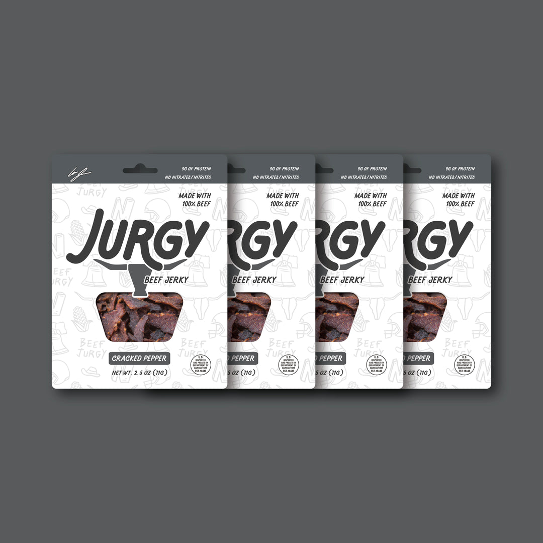 Cracked Pepper Beef Jurgy 4-Pack