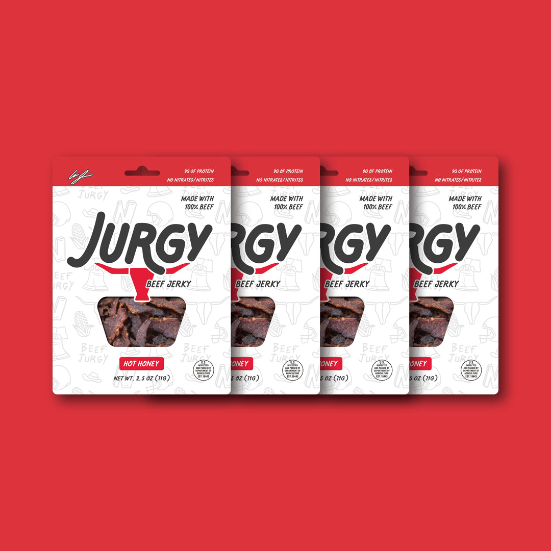 Hot Honey Beef Jurgy 4-Pack