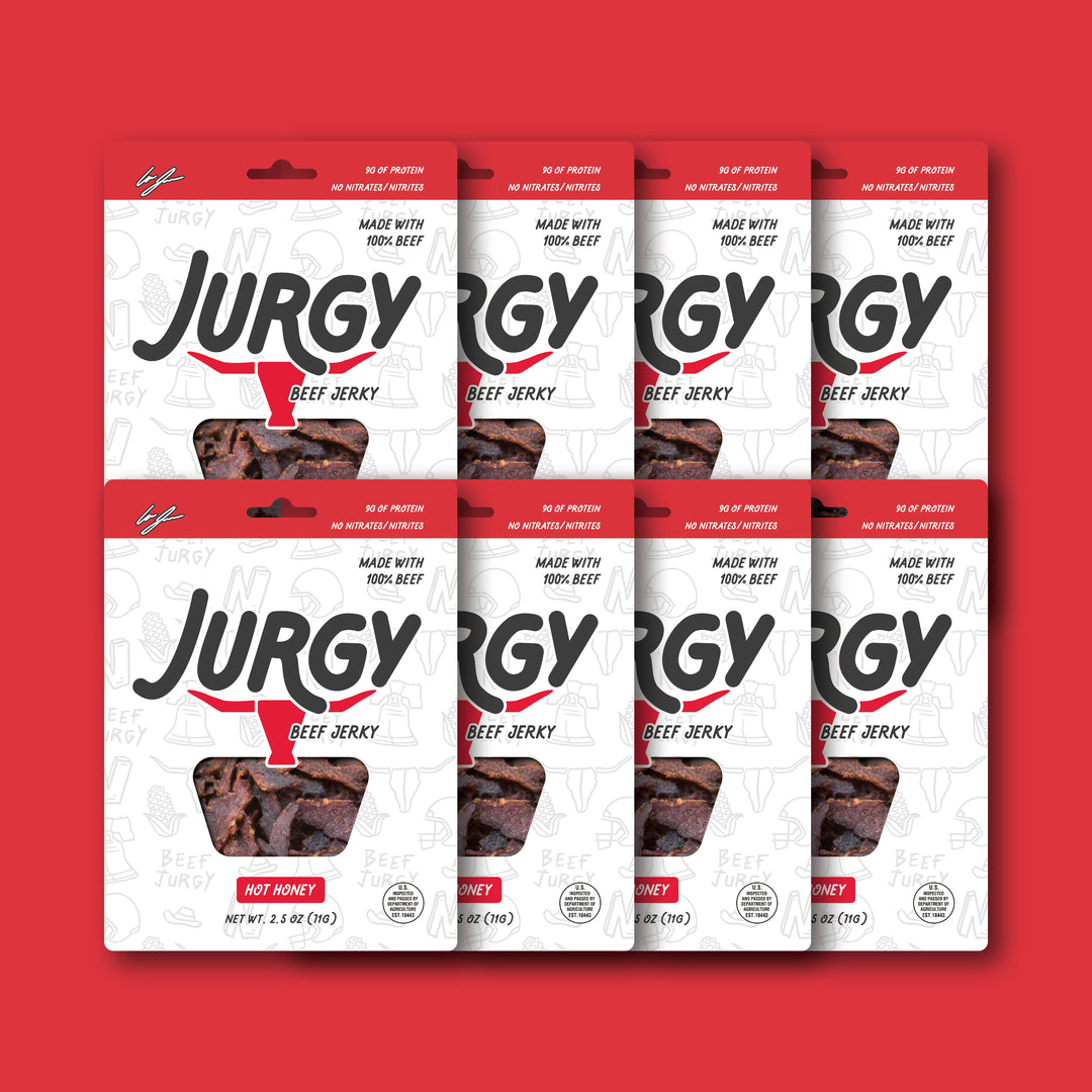 Hot Honey Beef Jurgy 8-Pack