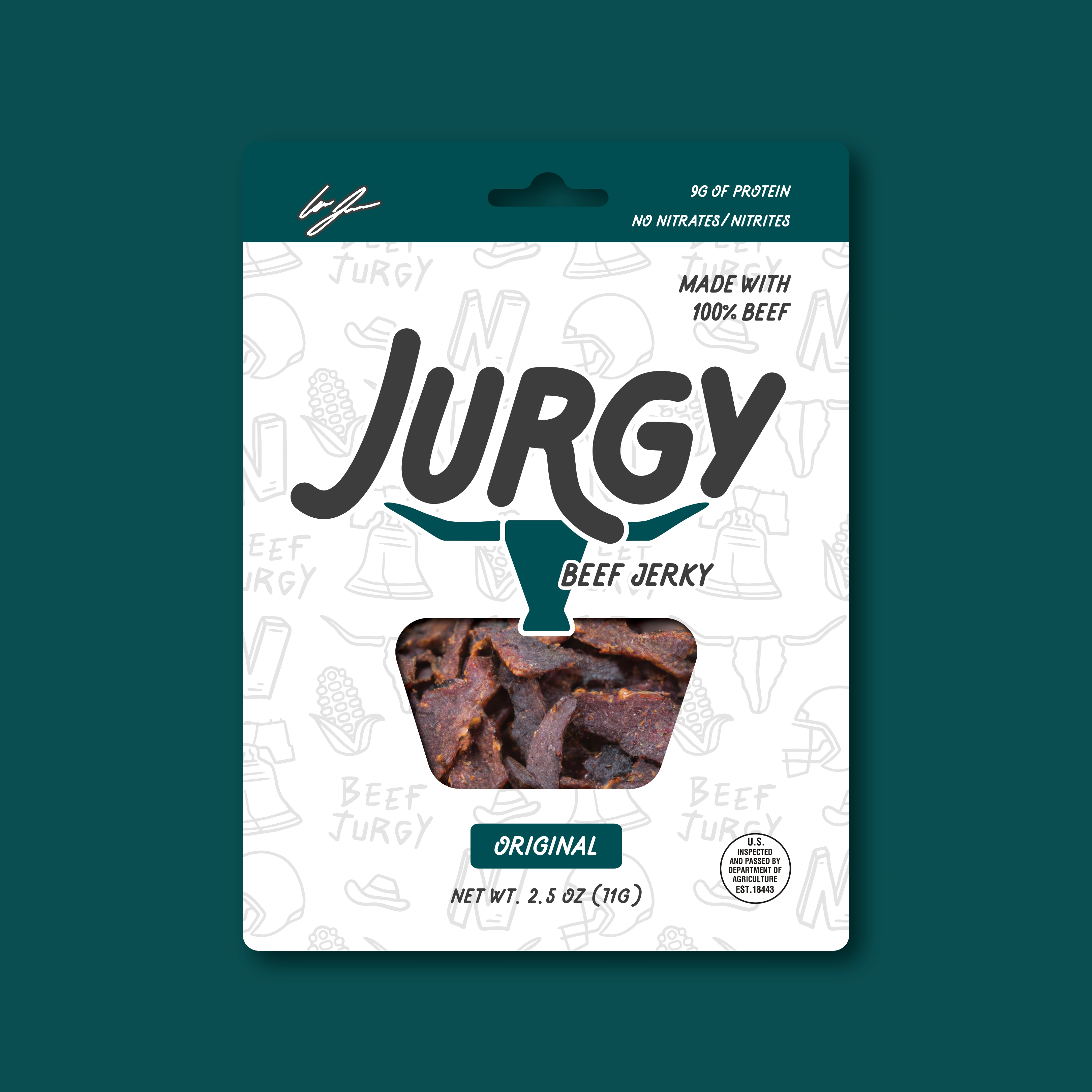 Jurgy Beef Jerky 1-Packs