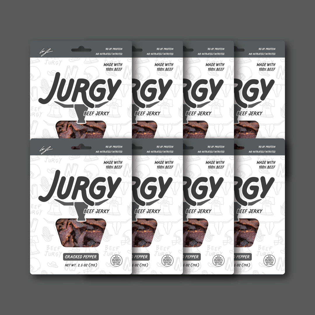 Cracked Pepper Beef Jurgy 8-Pack