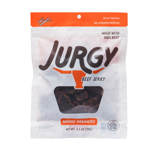Mango Habanero Beef Jurgy Jerky