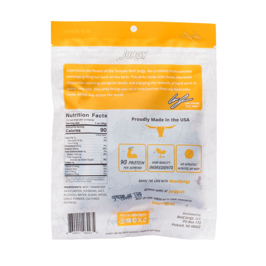 Teriyaki Beef Jurgy Jerky
