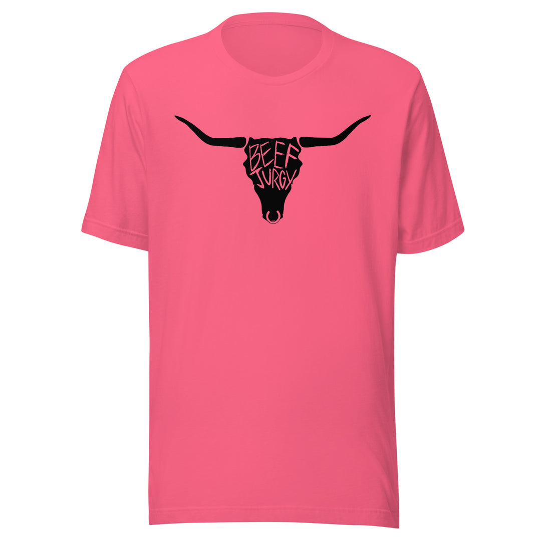 Beef Jurgy Pink Out Logo Tee