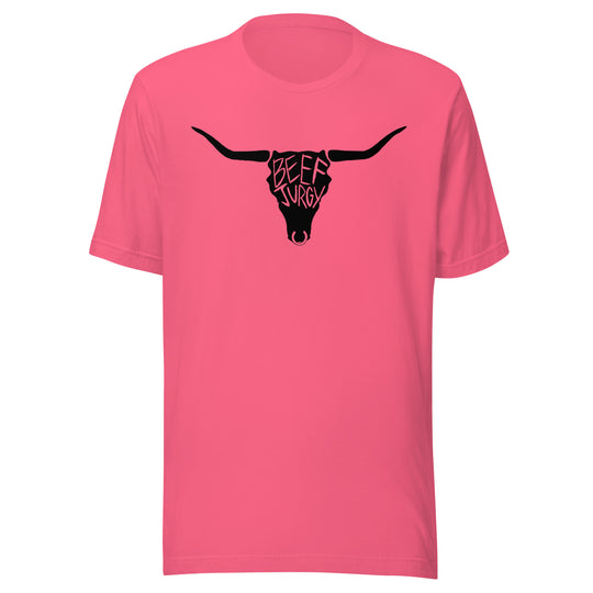 Beef Jurgy Pink Out Logo Tee